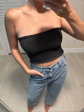 2 Smocked Strapless Tube Tops
